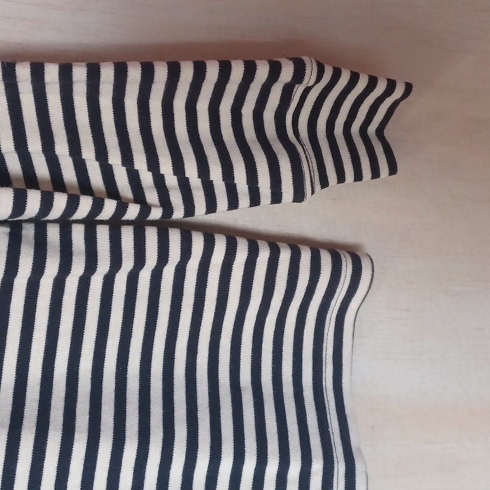 Lauren Ralph Lauren Striped Turtleneck, Embroidered Crest Size P/P Vintage - Picture 7 of 11